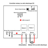 Kit de télécommande de vérin électrique industriel course 1000MM charger 6000N 600kg (Modèle 0020588)