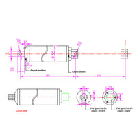 Vérin électrique à grande vitesse course 350MM actionneur linéaire (Modèle 0041567)