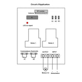 1 Canal 30A Kit Interrupteur Télécommande sans fil Pour Actionneur Linéaire (Modèle 0020601)