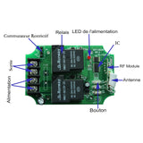 4 Canaux 12V 24V 30A Kit Interrupteur Télécommande Sans Fil Pour Vérin Électrique (Modèle 0020605)