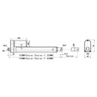 Kit de contrôle synchronisé de 2 vérins électriques 2000N 200kg (Modèle 0043049)