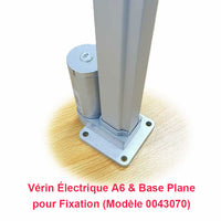 Vérin électrique inox 200 mm course - pour milieux mouillés et corrosifs (Modèle 0041503-6)