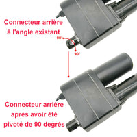 Vérin électrique industriel lourd course 300MM actionneur linéaire 8000N 800kg (Modèle 0041543)