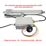 Kit contrôleur à glissière avec potentiomètre rotatif pour vérin électrique A2